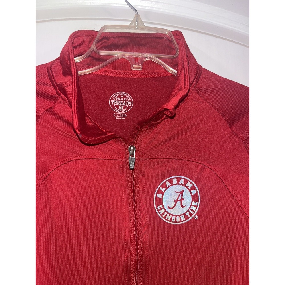 ALABAMA  Women's 12/14 Large Athletic Full‎ Zip Top Women's LG